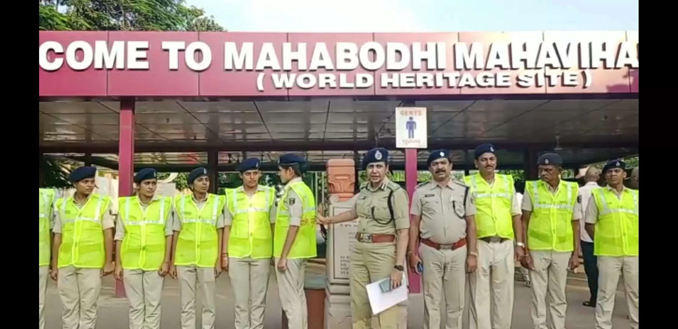 Tourist police launched at Mahabodhi temple in BodhGaya
