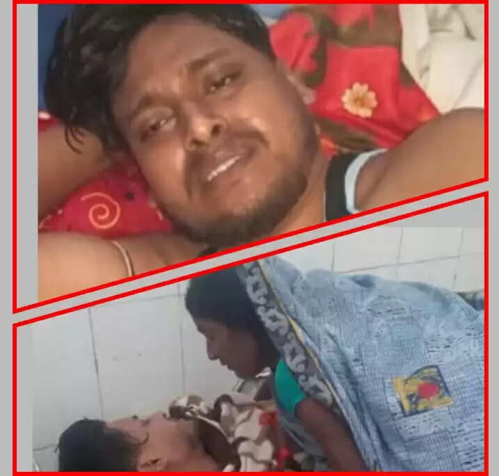 The audacious act of Gaya's Dobhi police, the brother of the accused of robbery was brutally thrashed with a rifle bat, the condition of the youth is critical