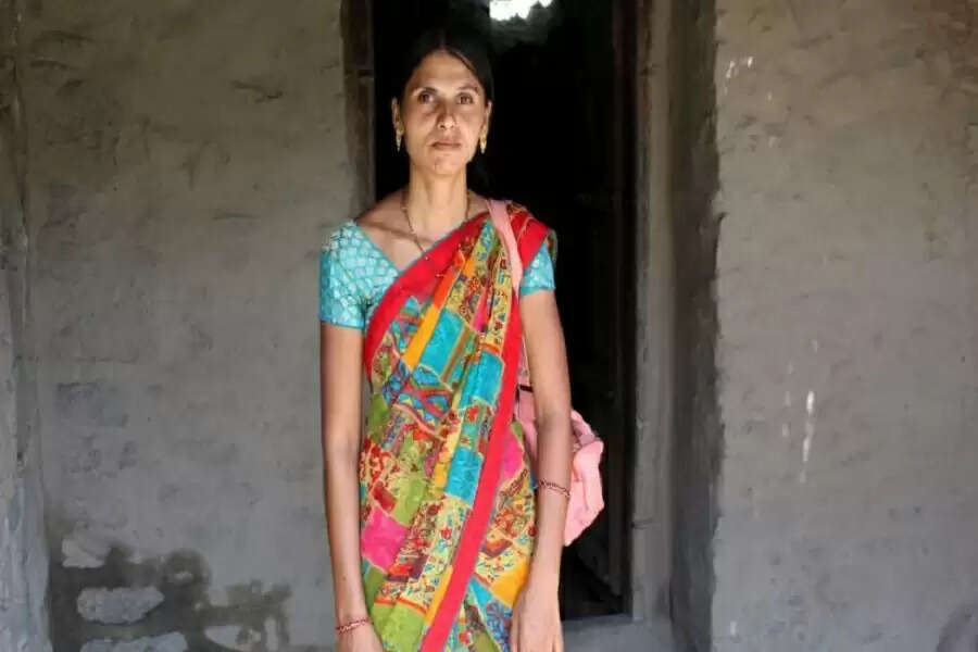 Swati Biru Shimple and her children were abandoned by her in-laws after her husband's death (Photo - Purnima Sah)