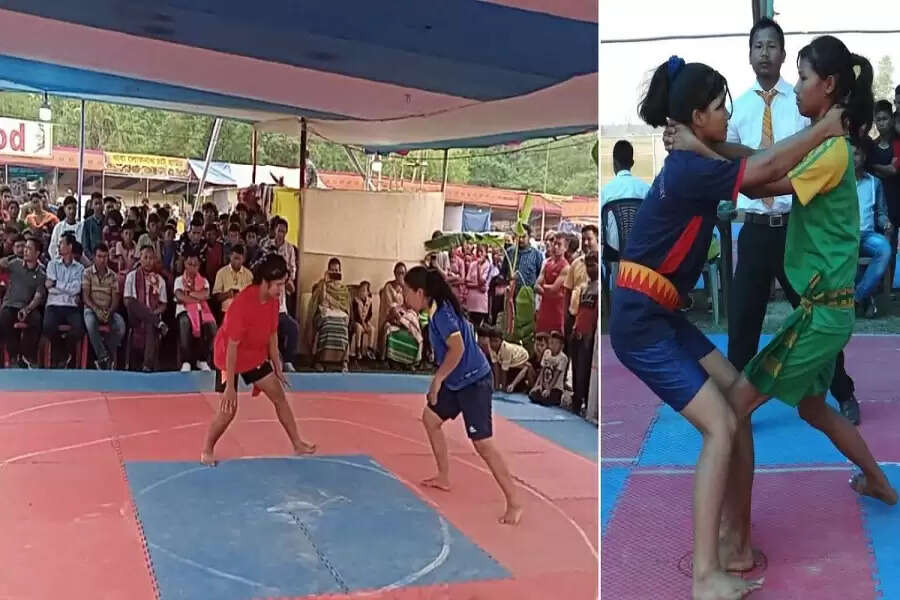 Through Khomlainai, girls in Assam find strength and fortune on the wrestling mat