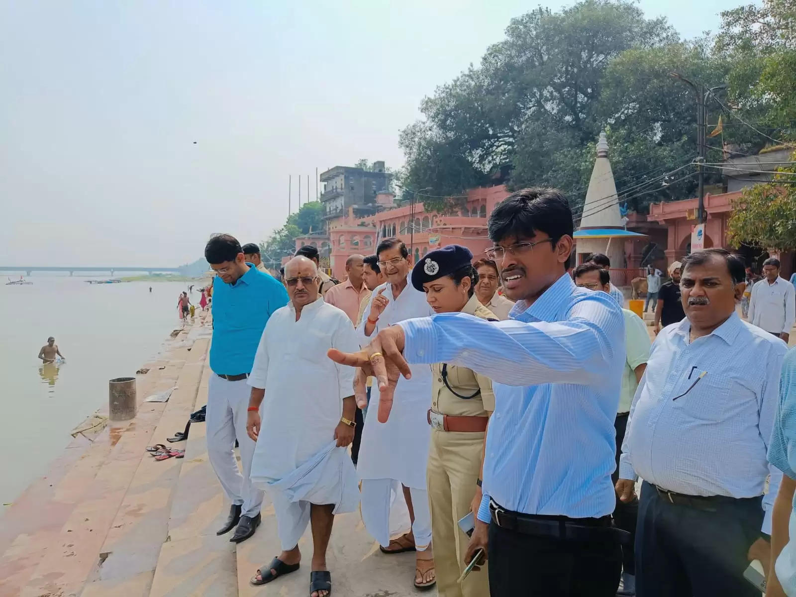 DM and SSP, Gaya inspected various Chhath Ghats, gave instructions to the officials